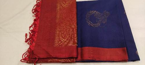 SOFT SILK SAREE WITH BLOUSE